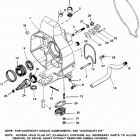 BRAVO XR ONE 0L914990 THRU 0W239999 Gimbal housing