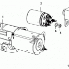5.0L MPI ALPHA/BRAVO 0M300000 THRU 0M599999 Стартер