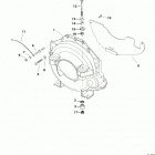 350 MAG MPI ALPHA/BRAVO 0L331599 THRU 0M299999 Flywheel housing