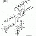 ALPHA ONE SS            1986-1989 ALL THRU none Driveshaft housing and gear assy(v ssm)