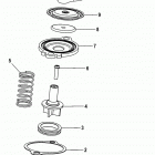 5.0L MPI ALPHA/BRAVO EC 1A623185 & Up Closed cooling system, poppet valve