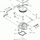 5.7L (2 BBL.)  GM 350 V-8 1996 0F601000 THRU 0K001526 Carburetor  /  throttle linkage(4 barrel)