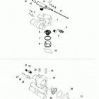 4.3L CARB ALPHA/BRAVO 1A063240 & Up Thermostat and housing
