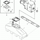 454 MAG. BRAVO (GEN. V)     GM 454 V-8 1996-1997 0F801700 THRU 0K999999 Exhaust manifold and exhaust elbow(7.4l bravo)
