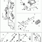 5.0L MPI ALPHA/BRAVO EC 1A623185 & Up Electrical components, mechanical throttle and shift