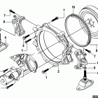 2.0L EI 150 70015460 THRU 70017409 Flywheel housing