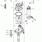 454 MAG. BRAVO (GEN. V)     GM 454 V-8 1996-1997 0F801700 THRU 0K999999 Distributor and ignition components