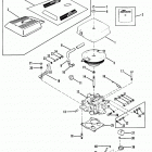 175  (2 BBL.)   GM 262 V-6  1987 0B527955 THRU 0B773242 Carburetor and throttle linkage (205 - 4.3l  /  lx)