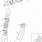 8.2L Mag (Base Model) 1A351597 & Up Exhaust system components