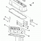 3.0L    GM 181 I/L4  1987-1989 0B450801 THRU 0C856558 Cylinder head and rocker cover (120-2.5l  /  135 cid)