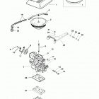4.3L (GEN +) (2 BBL.)    GM 262 V-6 1998 0L010044 THRU 0M614999 Carburetor and throttle linkage(2 barrel)