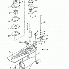 ALPHA ONE (GEN.II)    1991-1995 0D469859 THRU 0F679999 Gear housing, driveshaft - counter rotation