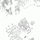 CMD 1.7 MS 120 I/L4 8810800 & Up Timing cover and flywheel housing(sterndrive)