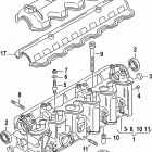 2.5L SDI 75 I5 ANF001003 & Up Головка блока цилиндров, с крышкой