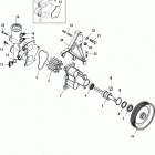 5.0L MPI ALPHA/BRAVO EC 1A611928 THRU 1A623184 Sea water pump assembly