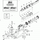 BRAVO THREE 0F730000 THRU 0M100000 Universal joint  /  shifter components