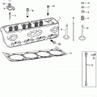 5.0L MPI ALPHA/BRAVO EC 1A623185 & Up Головка цилиндров