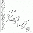 200  (2 BBL.)   GM 305 V-8  1987 0B525982 THRU 0B774444 Sea water pump assembly(bravo)