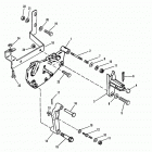 7.3L (BRAVO & MIE) DIESEL  NAV 444 V-8 1994-1996 0F060000 AND UP Shift bracket (stern drive)