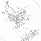 D1.7L DTI 0M055000 THRU 0M999999 Service kit - partial engine assembly