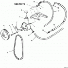 502 MAG. MPI (GEN VI)       GM 502 V-8 1996 0F802600 THRU 0K999999 Power steering components