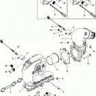 4.5L MPI 250 Alpha/Bravo EC 2A441953 & Up Exhaust manifold and elbow