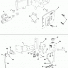 100 VAZER 1A035000 THRU 1A036006 Electrical components, ecm, circuit breaker, lube bottle
