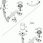 5.7L CARB ALPHA/BRAVO 0M600000 THRU 0W300754 Remote oil filter(accessory kit)