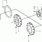 CMD QSD 2.0 EI 115 88200499 THRU 88200999 Flywheel housing cover(inboard) for technodrive 485