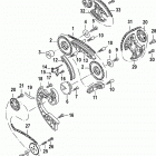 3.0L TDI 100 V6 BSP000904 & Up Timing chain and slide rail