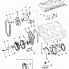 175  (2 BBL.)    GM 262 V-6  1987 0B527955 THRU 0B773242 Intake manifold and front cover , old design