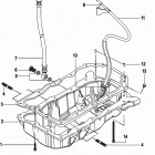 2.0L EI 130 70000000 THRU 70002129 Маслянный поддон