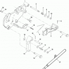 350 MAG MPI ALPHA/BRAVO 0L010019 THRU 0L339999 Shift bracket(alpha engines)