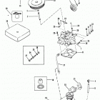 165    (2 BBL.)  MERCURY 224 I/L4 1987 0B434941 THRU 0B774251 Carburetor and fuel pump (180-190-3.7l  /  lx)
