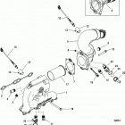 5.0L MPI ALPHA/BRAVO EC 1A623185 & Up Exhaust manifold and elbow