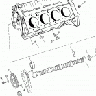 7.4L BRAVO    GM 454 V-8 1988-1991 0B771113 THRU 0D603117 Cylinder block and camshaft