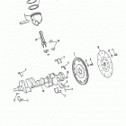 460 TRS                     GM 482 V-8 1983-1986 4179554 THRU 6181046 Crankshaft, pistons and connecting rods(460)