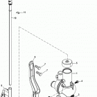 4.5L MPI 200 Alpha/Bravo 2A441953 & Up Water distribution housing, rod actuated
