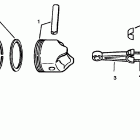 5.7L (2 BBL.)  GM 350 V-8 1996 0F601000 THRU 0K001526 Pistons and connecting rods