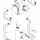 5.7LX EFI (4 BBL.-TBI)  GM 350 V-8 1996 0F752400 THRU 0K001505 Standard cooling system (alpha engines)
