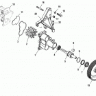 4.3L CARB ALPHA/BRAVO 1A063240 & Up Sea water pump assembly(alpha  /  bravo closed cooling)