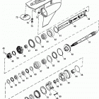 ALPHA ONE (GEN.II)    1996-1997 0F680000 THRU 0K999999 орпус редуктора, вал гребного винта - обратное  вращение