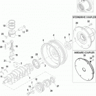 CMD 1.7 MS 120 I/L4 8810800 & Up Crankshaft, pistons, and flywheel