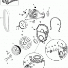 8.2L Mag EC (Base Model) 2A041665 THRU 2A051741 Water pump and front cover