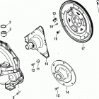 4.5L MPI 200 Alpha/Bravo 2A441953 & Up Flywheel and coupler