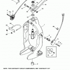 BRAVO THREE 0F730000 THRU 0M100000 Gimbal ring and steering lever