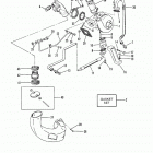 636 D-TA (BRAVO & MIE)    VM 219 I/L6  1989 0B993002 THRU 0D850127 Turbo charger  /  exhaust elbow(old design)