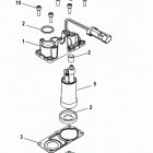 100 VAZER EC 1A035295 THRU 1A036006 Fuel supply module, cool fuel
