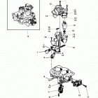 5.7LX EFI (4 BBL.-TBI)  GM 350 V-8 1996 0F752400 THRU 0K001505 Корпус Дросселя