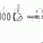 350 MAG MPI ALPHA/BRAVO 0L331599 THRU 0M299999 Pistons and connecting rods